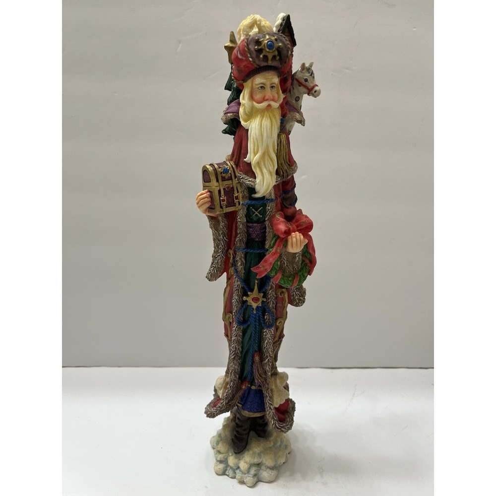Vintage LENOX 1998 Pencil Santa Collection CHRISTMAS KING 14" Resin Figurine